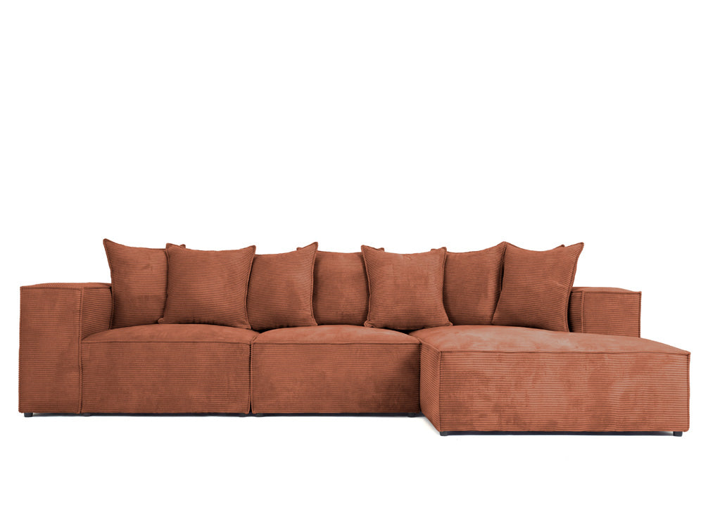 Designer Ecksofa Largo in Cord