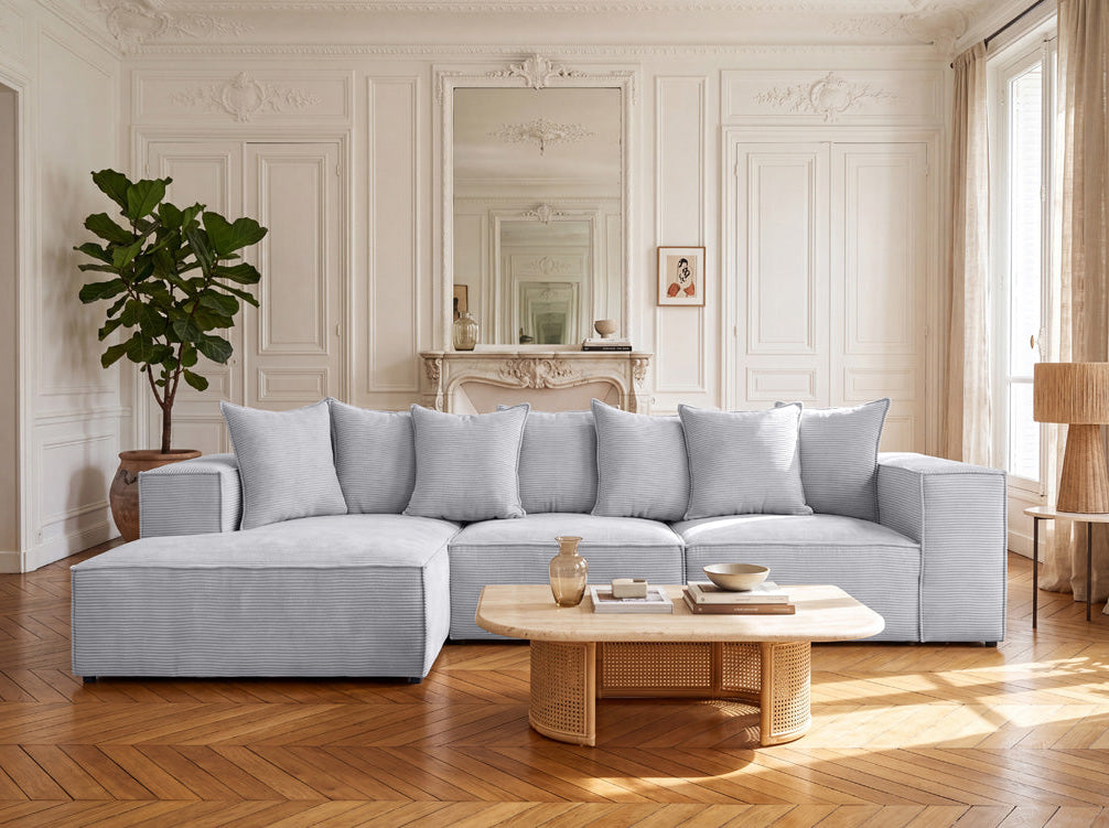 Designer Ecksofa Largo in Cord