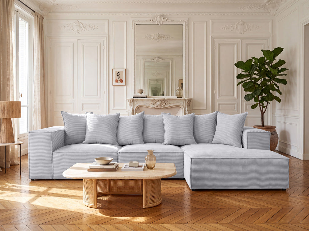Designer Ecksofa Largo in Cord