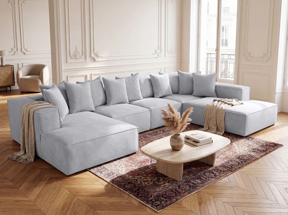 Designer Sofa Largo U XXL in Cord