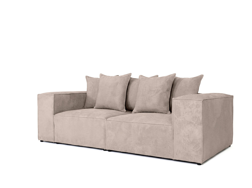 Designer Sofa 3 Sitzer Largo in Cord