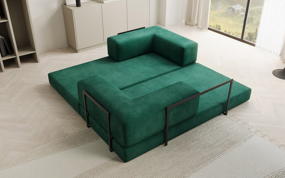 Designer Sofa Lazy 3 Sitzer in Samt