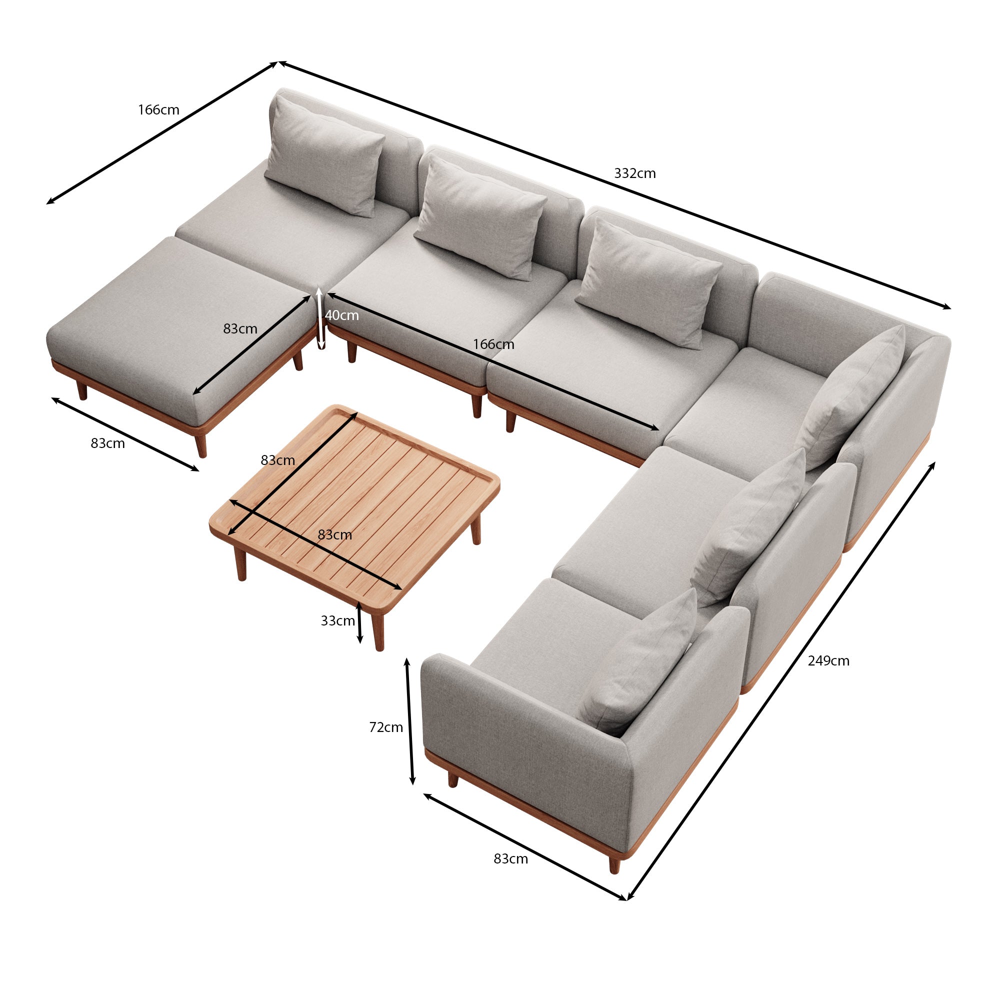 Nouri Wohnlandschaft I – Aevora™ Kollektion