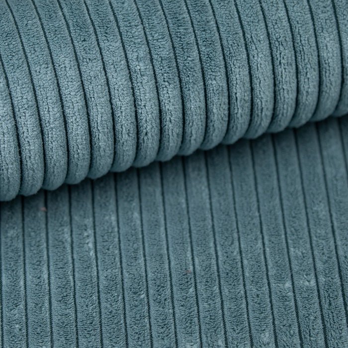 Modulares Ecksofa Yuma mit Beistellhocker aus Cord