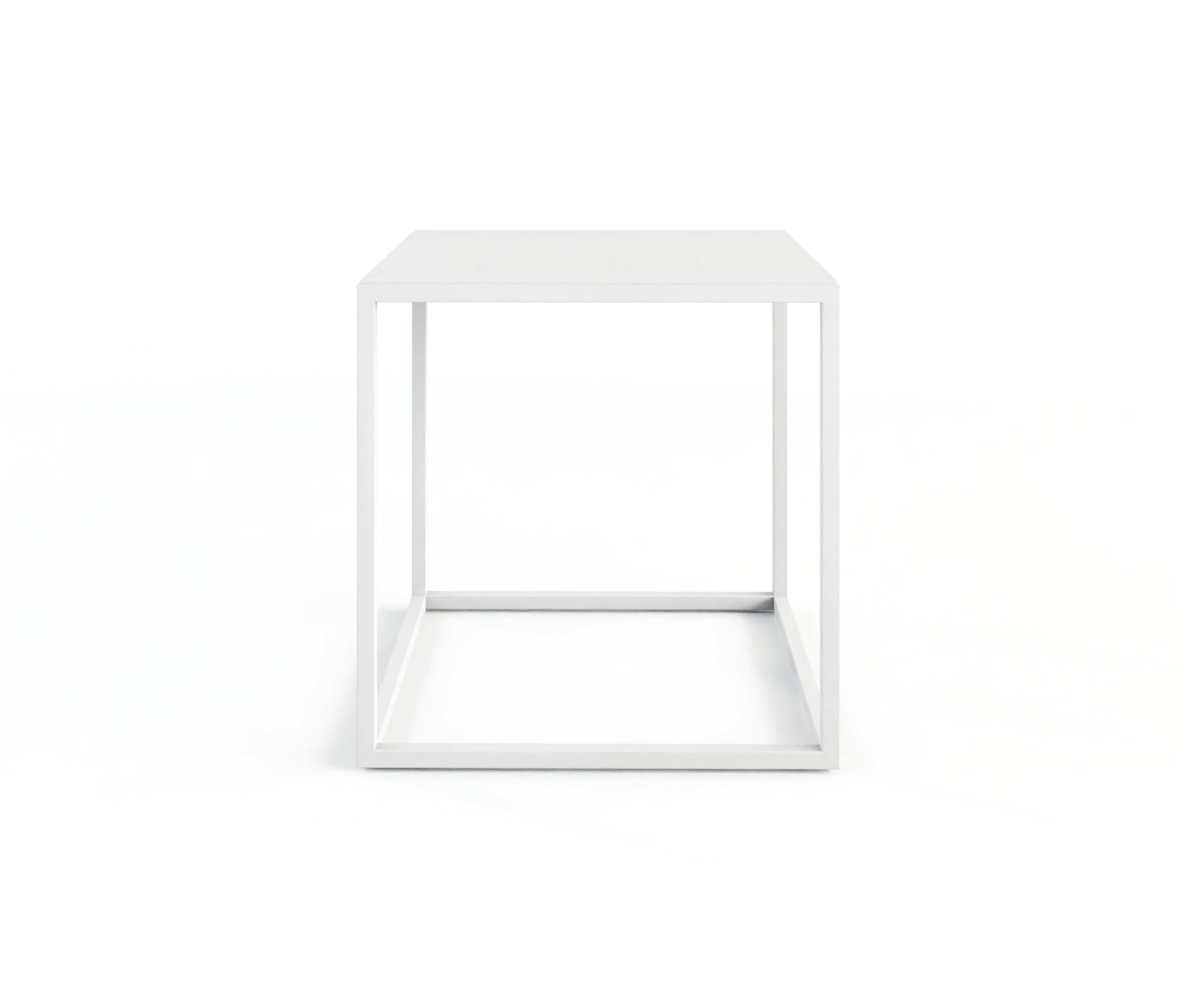 Couchtisch/Beistelltisch Soli X – Minimalistisches Design aus Stahlblech & Metall