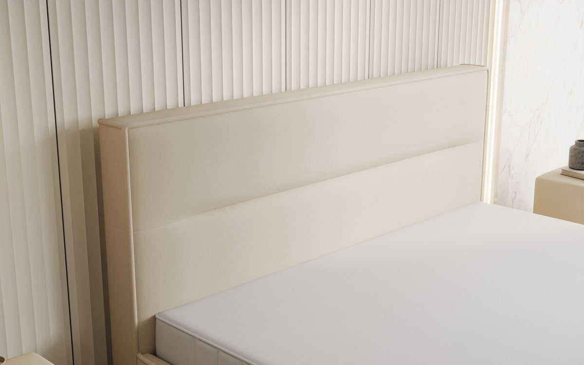 Designer Polsterbett Merry Stoff mit Stauraum