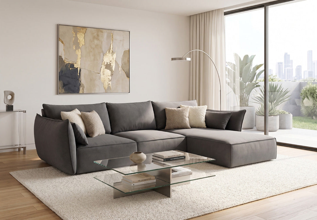 Designer Sofa Nuvola L in Samt
