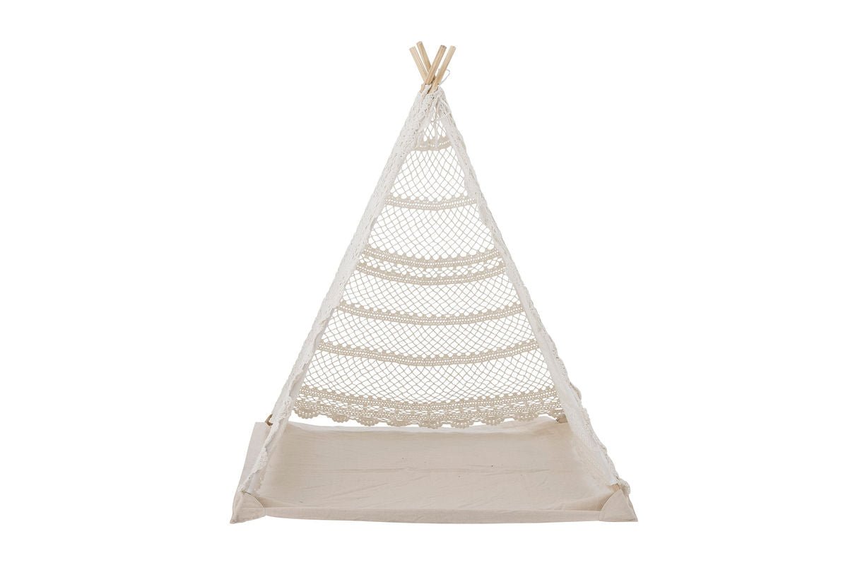 Kinder-Tipi Lumi – Naturfarbene Baumwolle