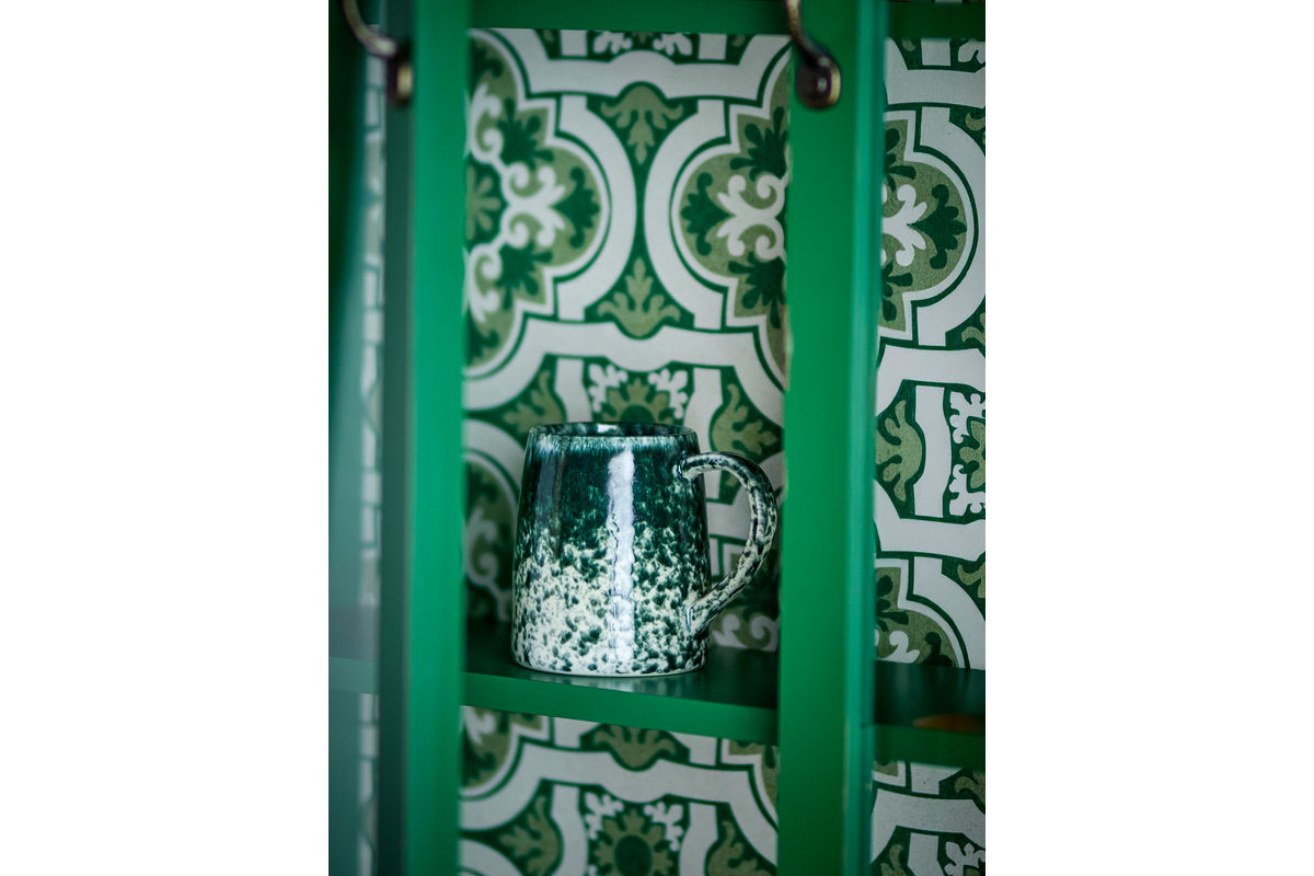 Becher-Set Jana – Steingut mit reaktiver Glasur (4er-Set)