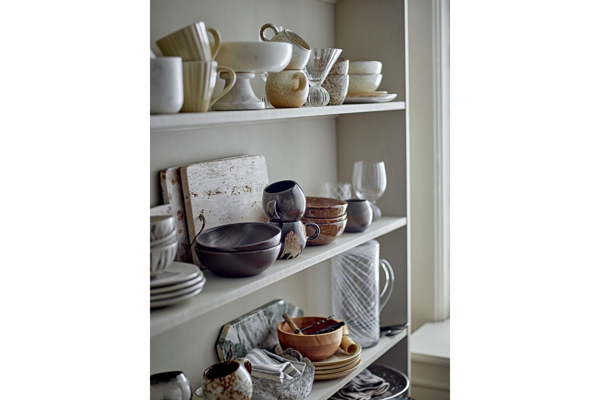 Schüssel Erin - Weißer Marmor mit elegantem Stand