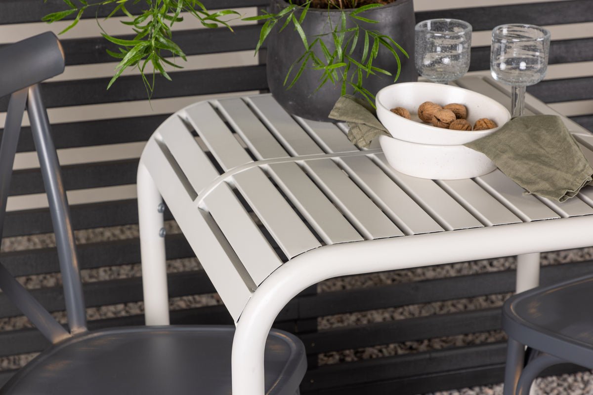 Garten Cafegruppe Narvis – 3-teiliges Gartenmöbel-Set 70x70 cm