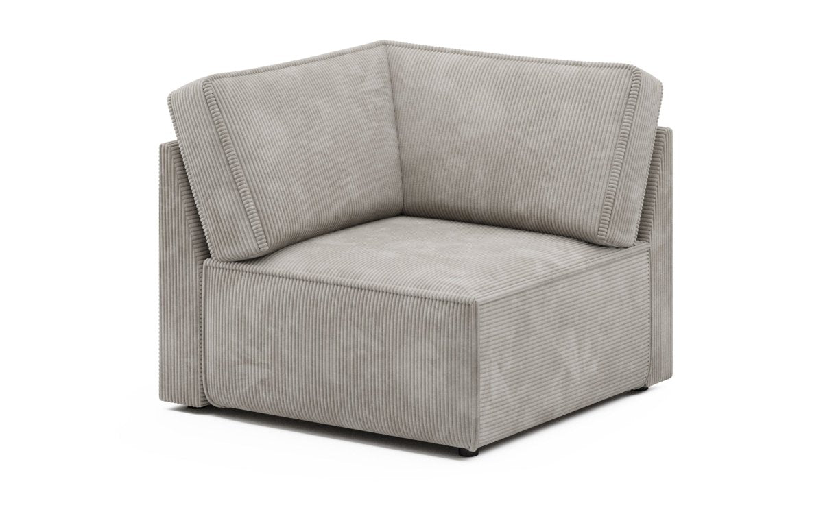 Verbindungs - Eckmodul Yuma aus Cord - Luxusbetten24