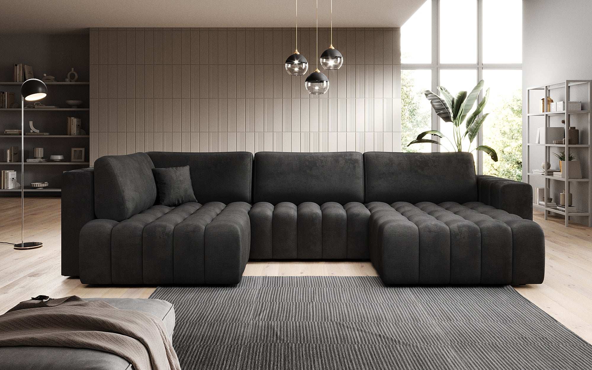 Designer Sofa Carla mit Schlaffunktion