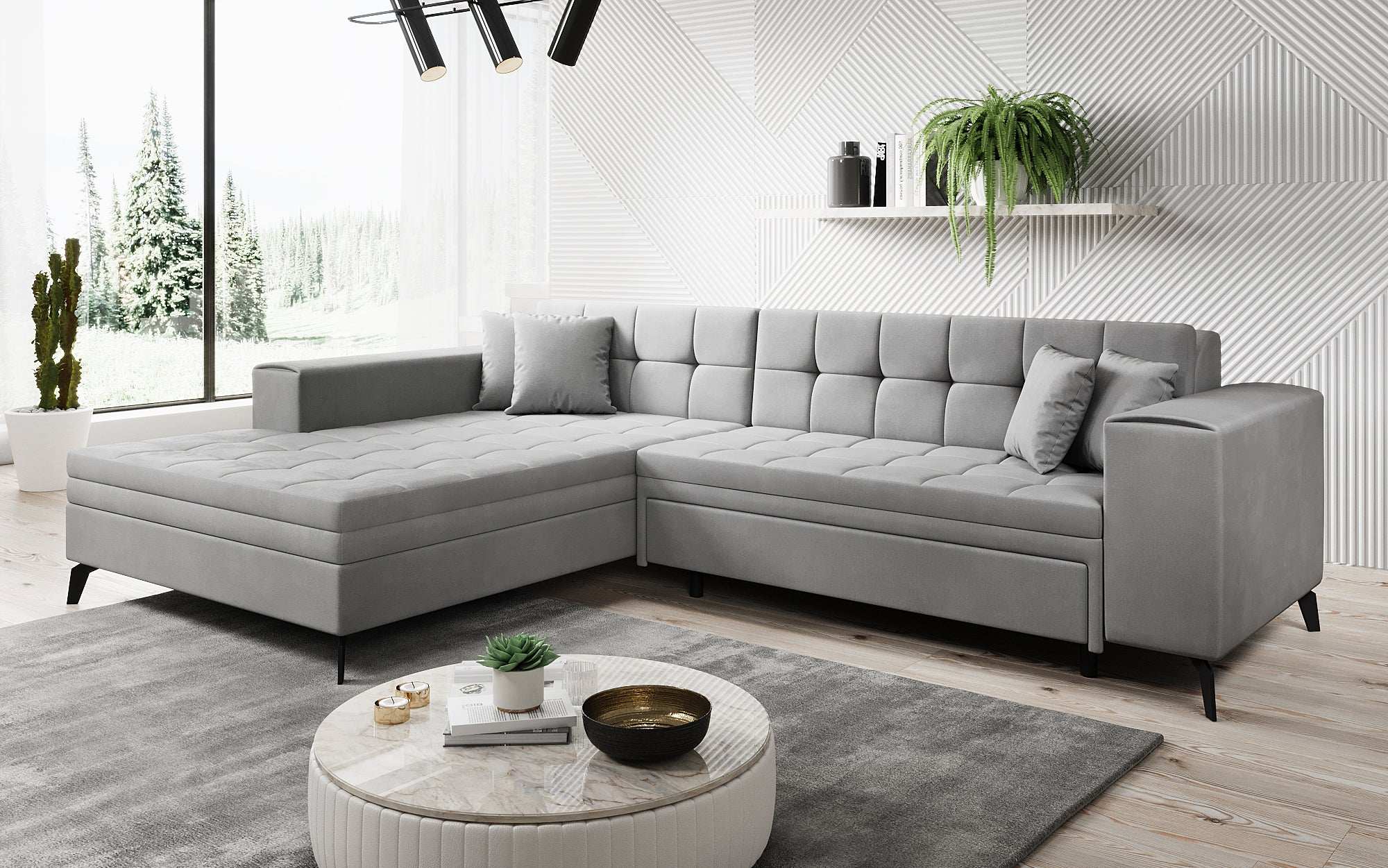 Designer Sofa Frida mit Schlaffunktion