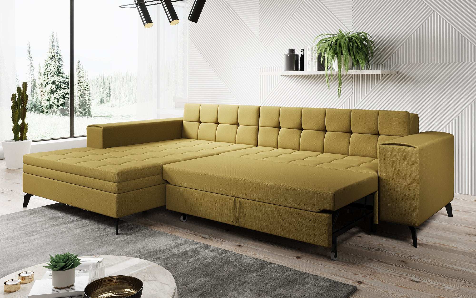 Designer Sofa Frida mit Schlaffunktion