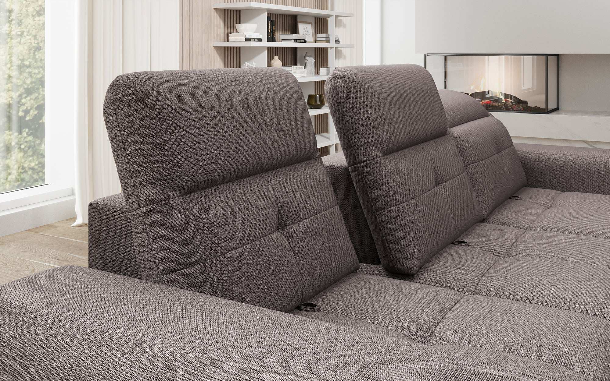 Designer Sofa Terina inkl. Beistellhocker