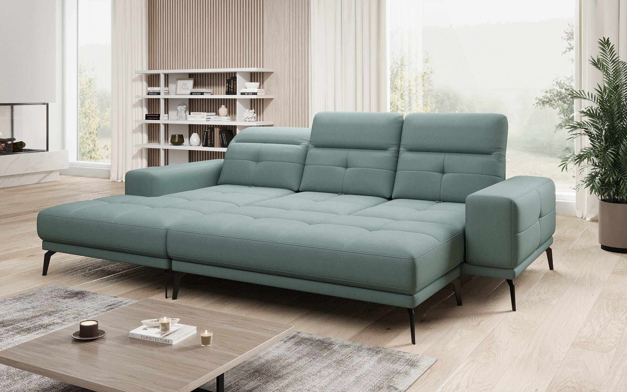 Designer Sofa Terina inkl. Beistellhocker