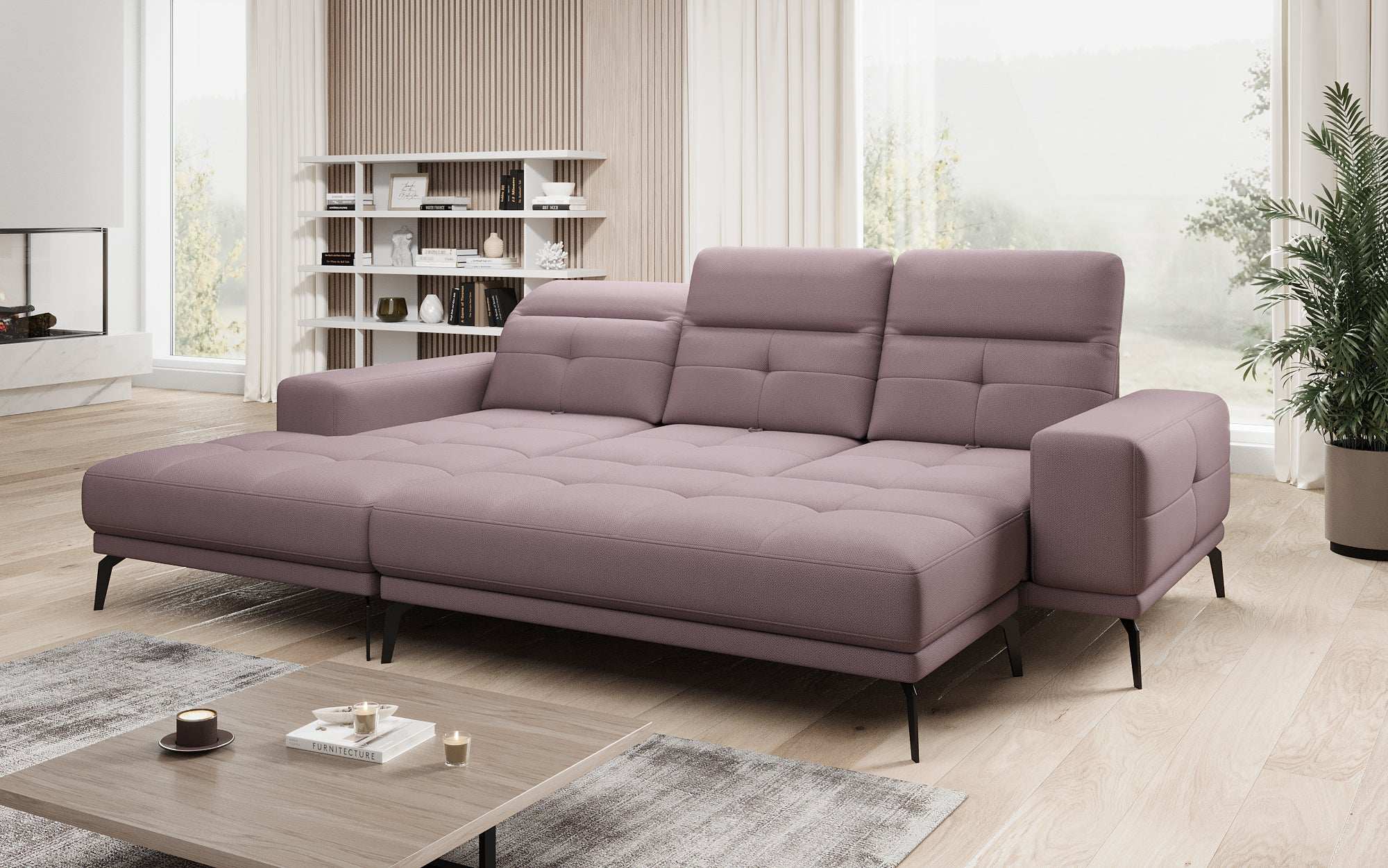 Designer Sofa Terina inkl. Beistellhocker