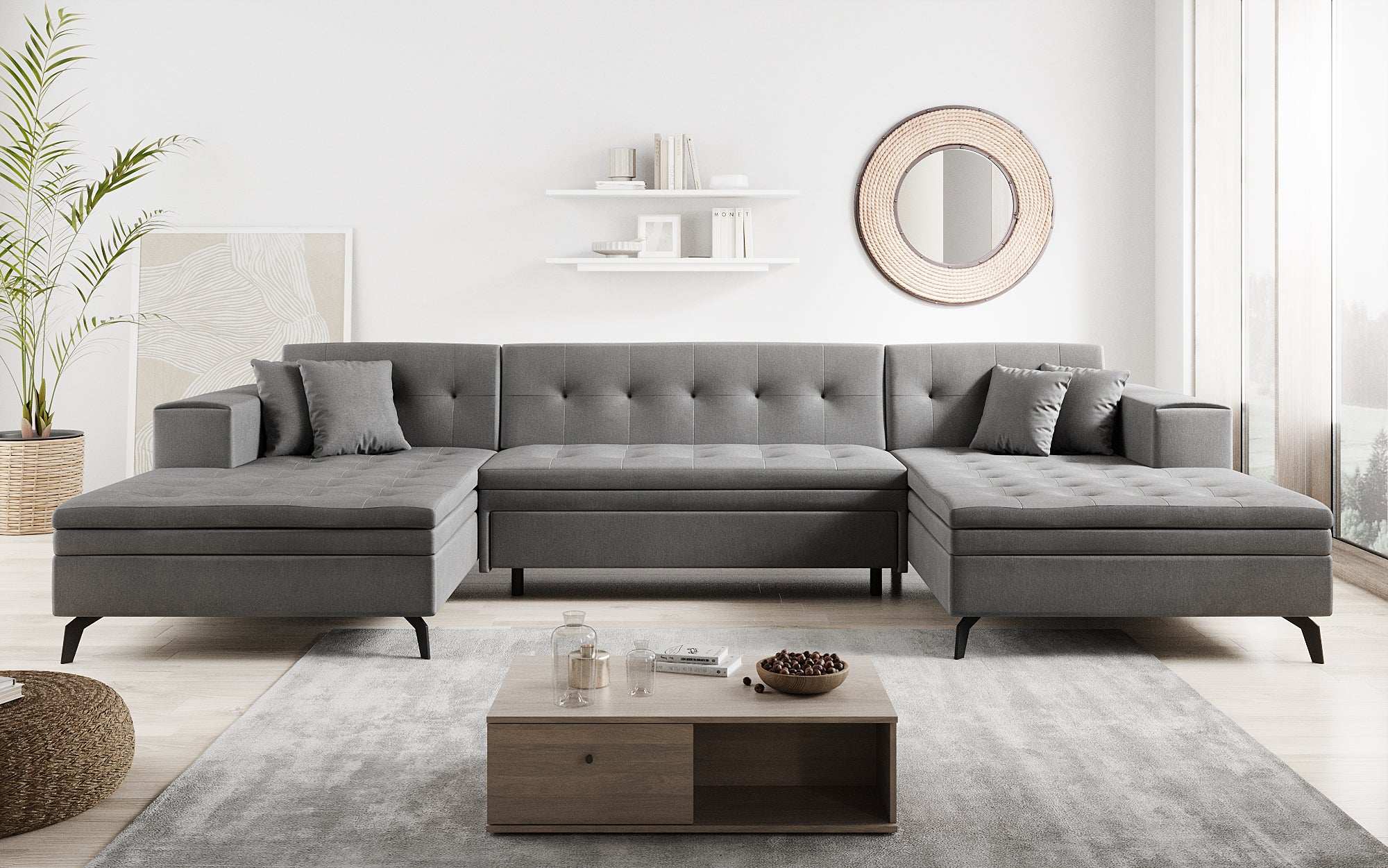 Designer Sofa Vivana mit Schlaffunktion