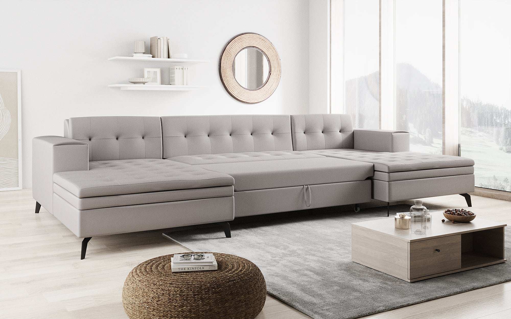 Designer Sofa Vivana mit Schlaffunktion