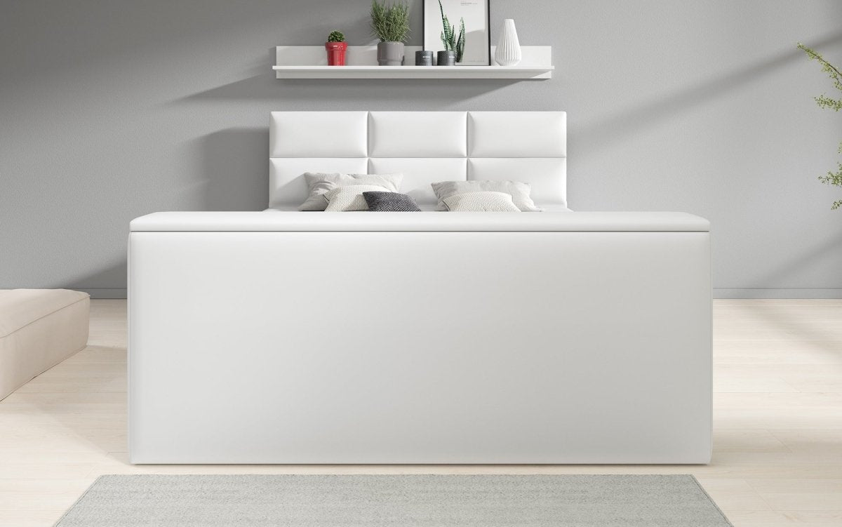 Boxspringbett Citaro mit TV Lift, USB und Stauraum - Luxusbetten24