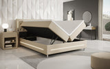 Boxspringbett Verdino mit RGB, USB und Stauraum - Luxusbetten24