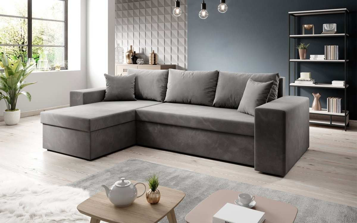 Designer Sofa Denver mit Schlaf- und Klappfunktion - Luxusbetten24
