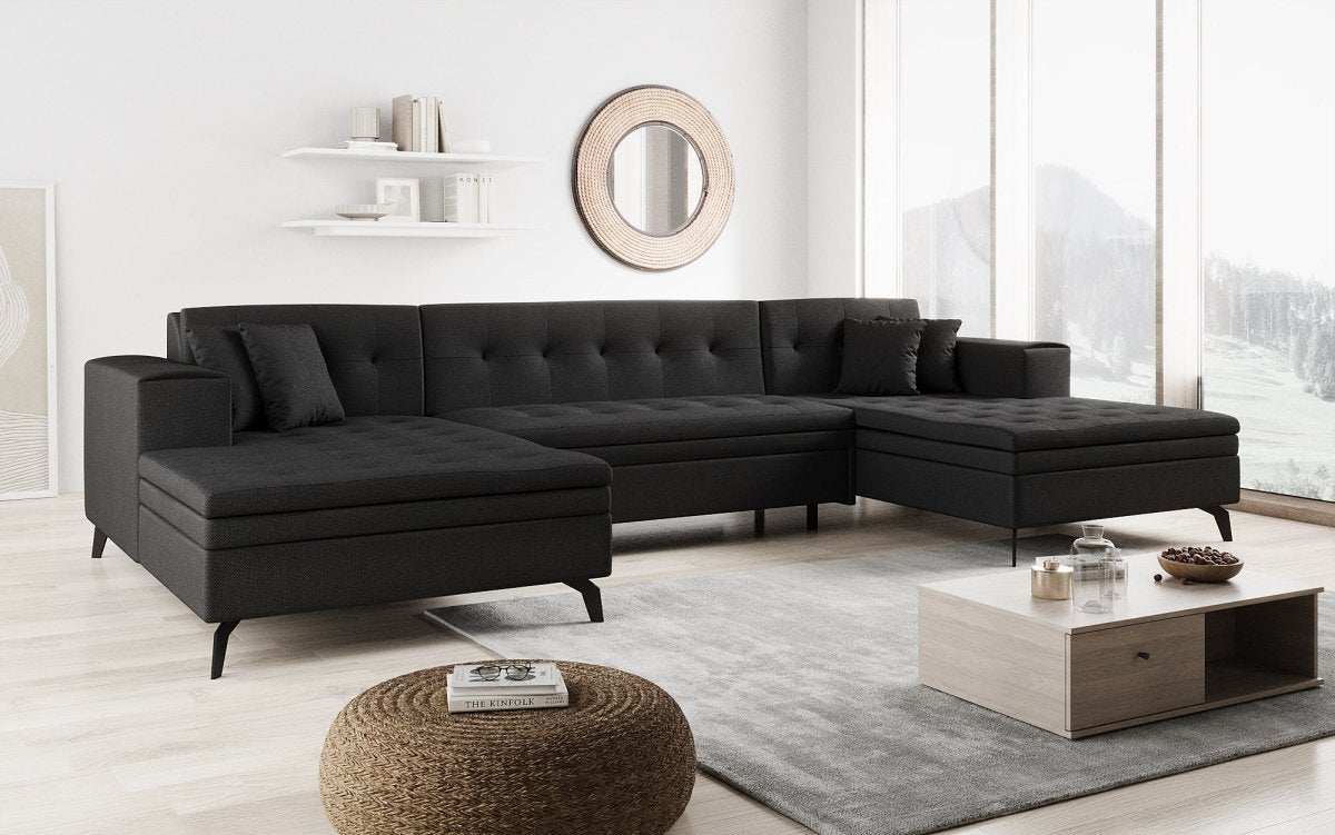 Designer Sofa Vivana mit Schlaffunktion - Luxusbetten24