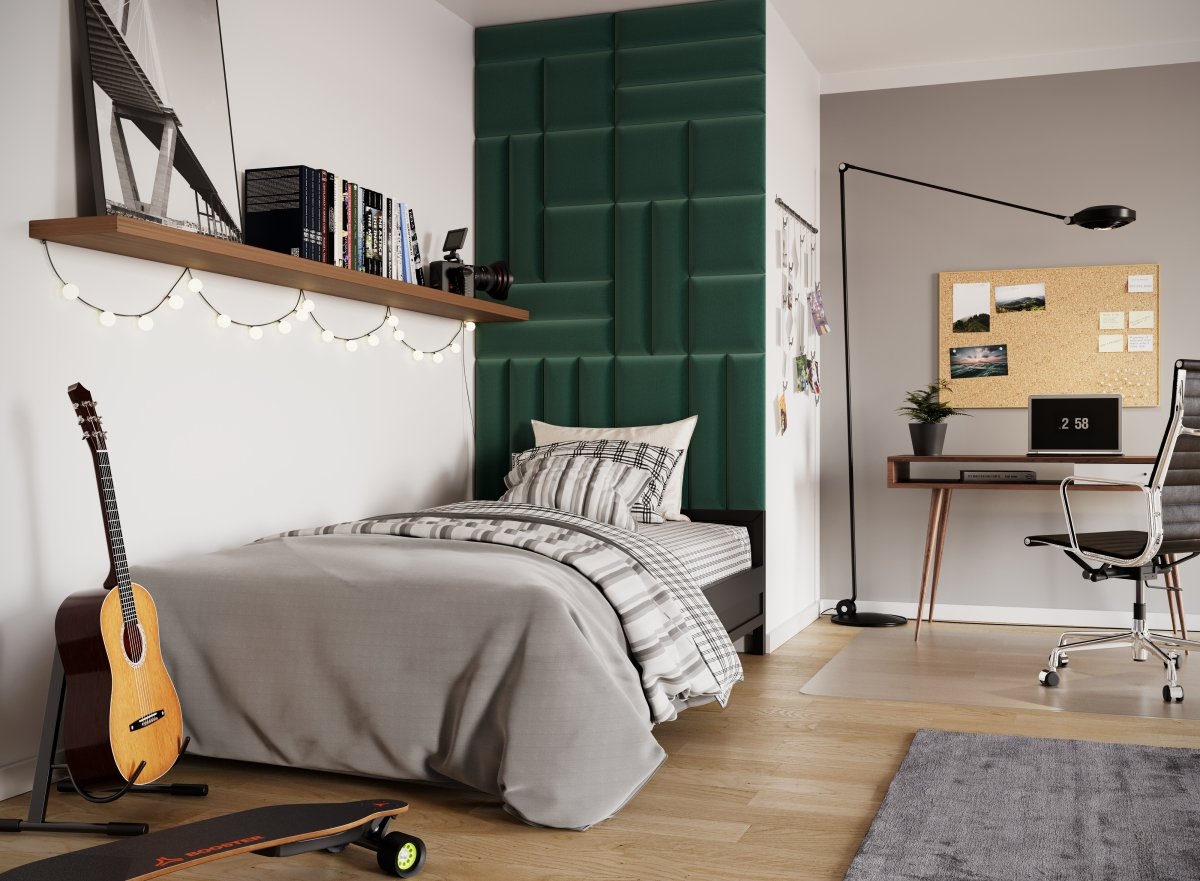 Gepolstertes Wandpaneel - Set 120x195 cm - Luxusbetten24