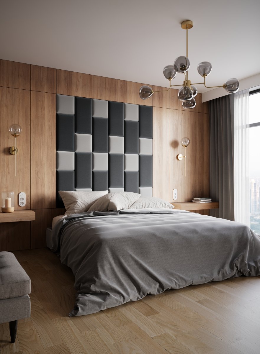 Gepolstertes Wandpaneel - Set 180x180 cm - Luxusbetten24