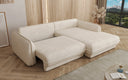 Designer Ecksofa Mojave II Stoff mit Schlaffunktion und Stauraum