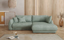 Designer Ecksofa Mojave II Stoff mit Schlaffunktion und Stauraum