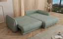 Designer Ecksofa Mojave II Stoff mit Schlaffunktion und Stauraum