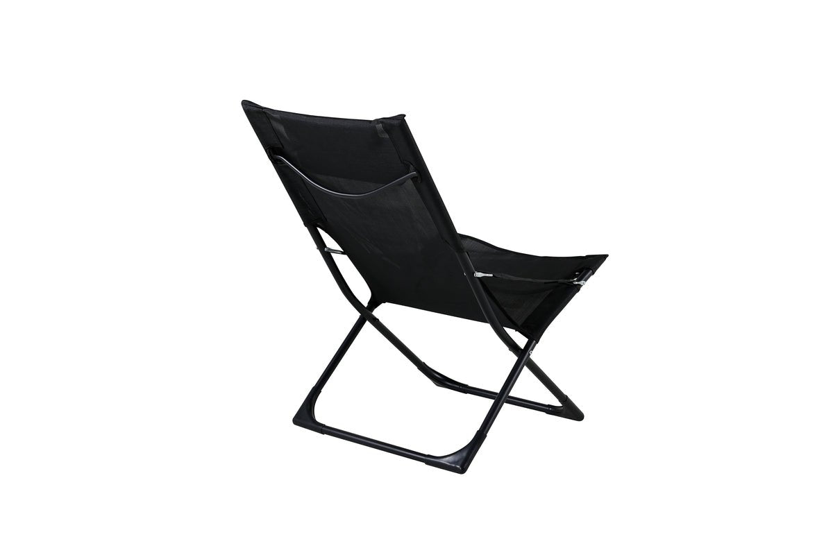 Ensemble de 2 - Chaise longue Zephyr en aluminium/polyester