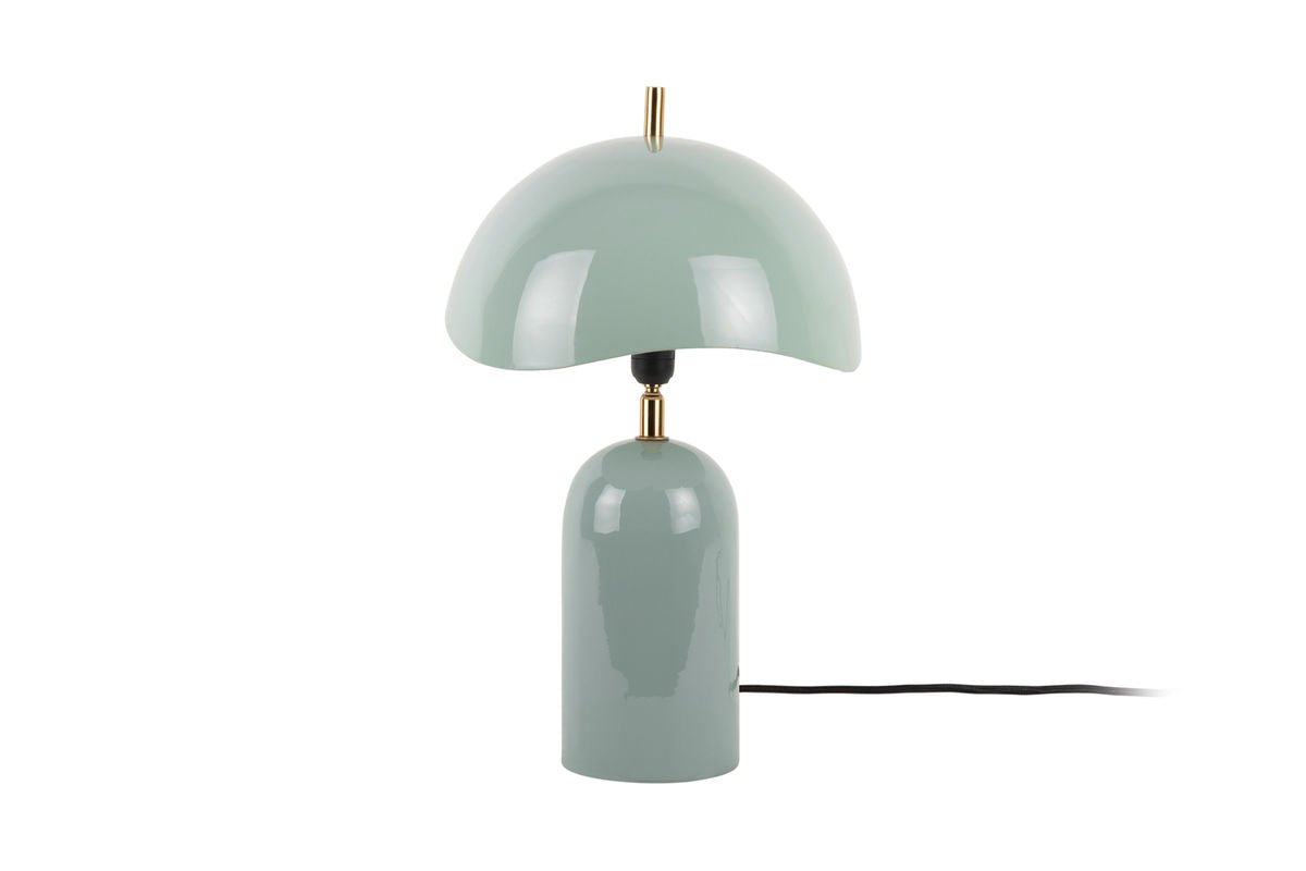 Lampe de table Madeira - Luminaire design en fer avec abat-jour ondulé