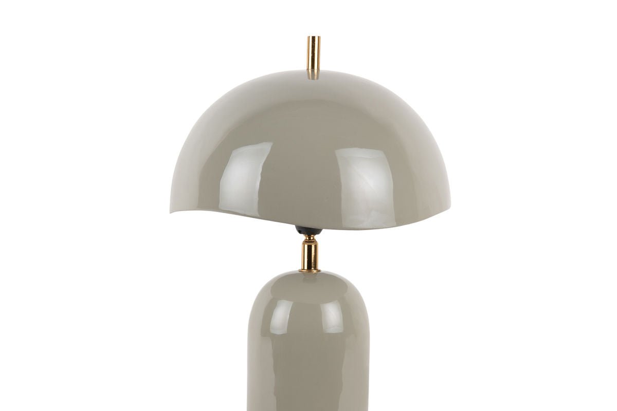 Lampe de table Madeira - Luminaire design en fer avec abat-jour ondulé