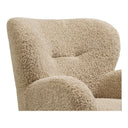 Designer Sofa-Sessel Hudson  in Beige Bouclé