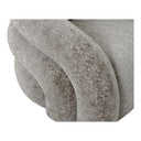 Designer Sofa-Sessel Korfu mit Drehfunktion in Sand Bouclé