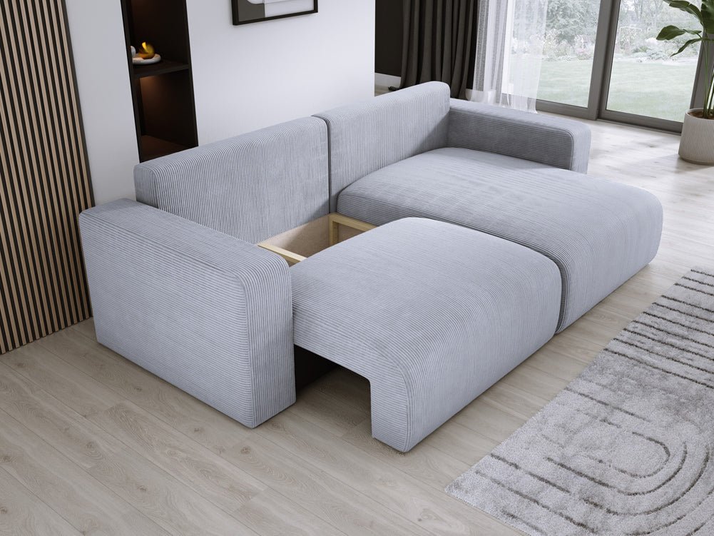 Canapé designer Carl Côtelé avec fonction couchage et rabattable
