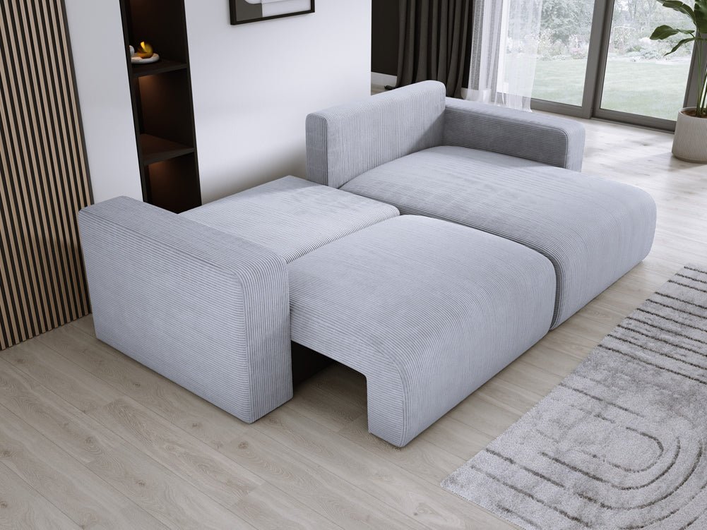 Canapé designer Carl Côtelé avec fonction couchage et rabattable