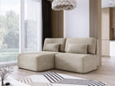 Designer Ecksofa Tilia Cord mit Schlaffunktion und Stauraum