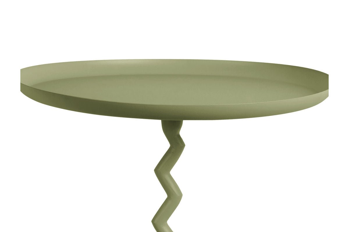 Table d'appoint Bandicoot – en fer et colonne en tire-bouchon