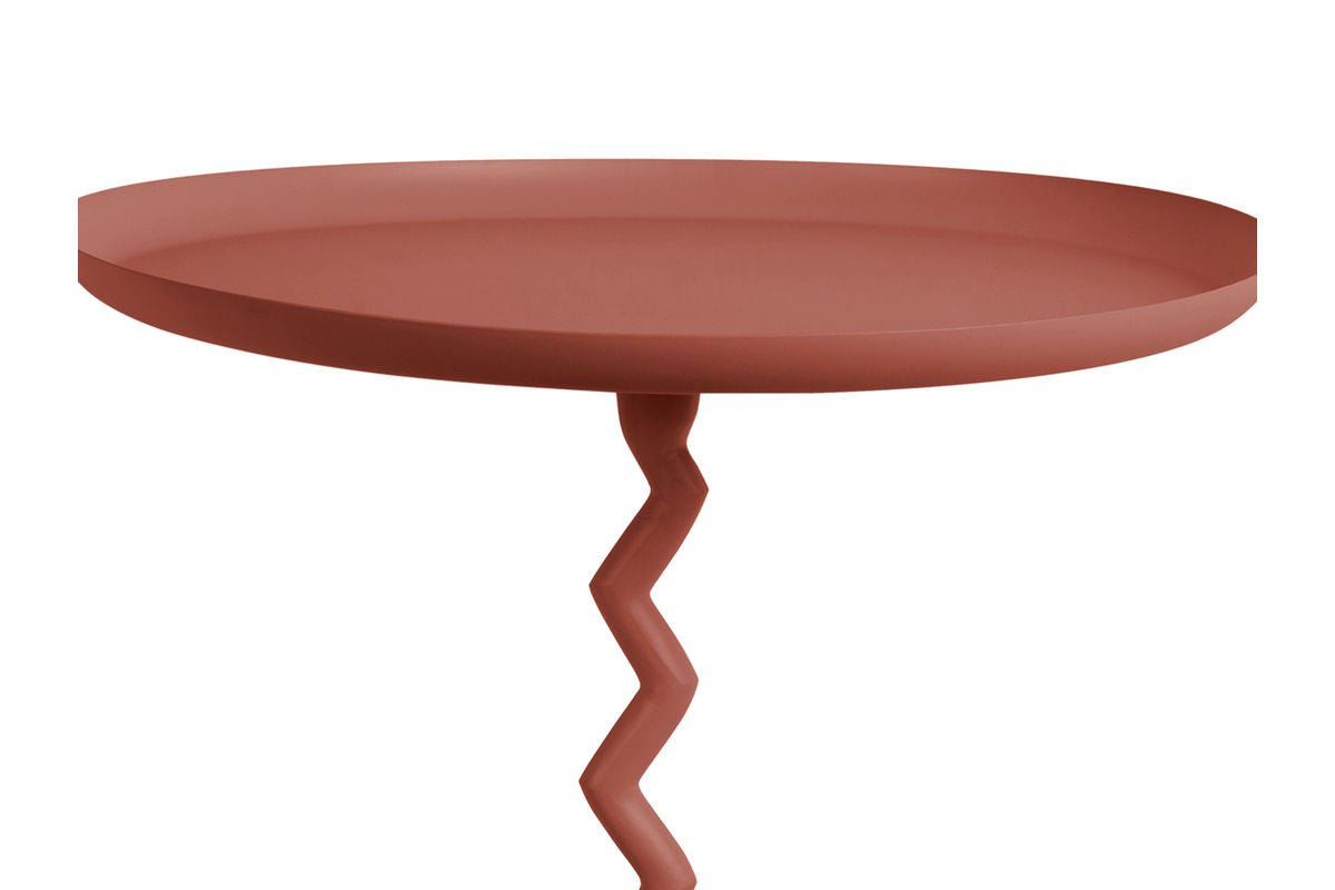 Table d'appoint Bandicoot – en fer et colonne en tire-bouchon