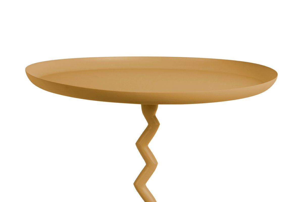 Table d'appoint Bandicoot – en fer et colonne en tire-bouchon
