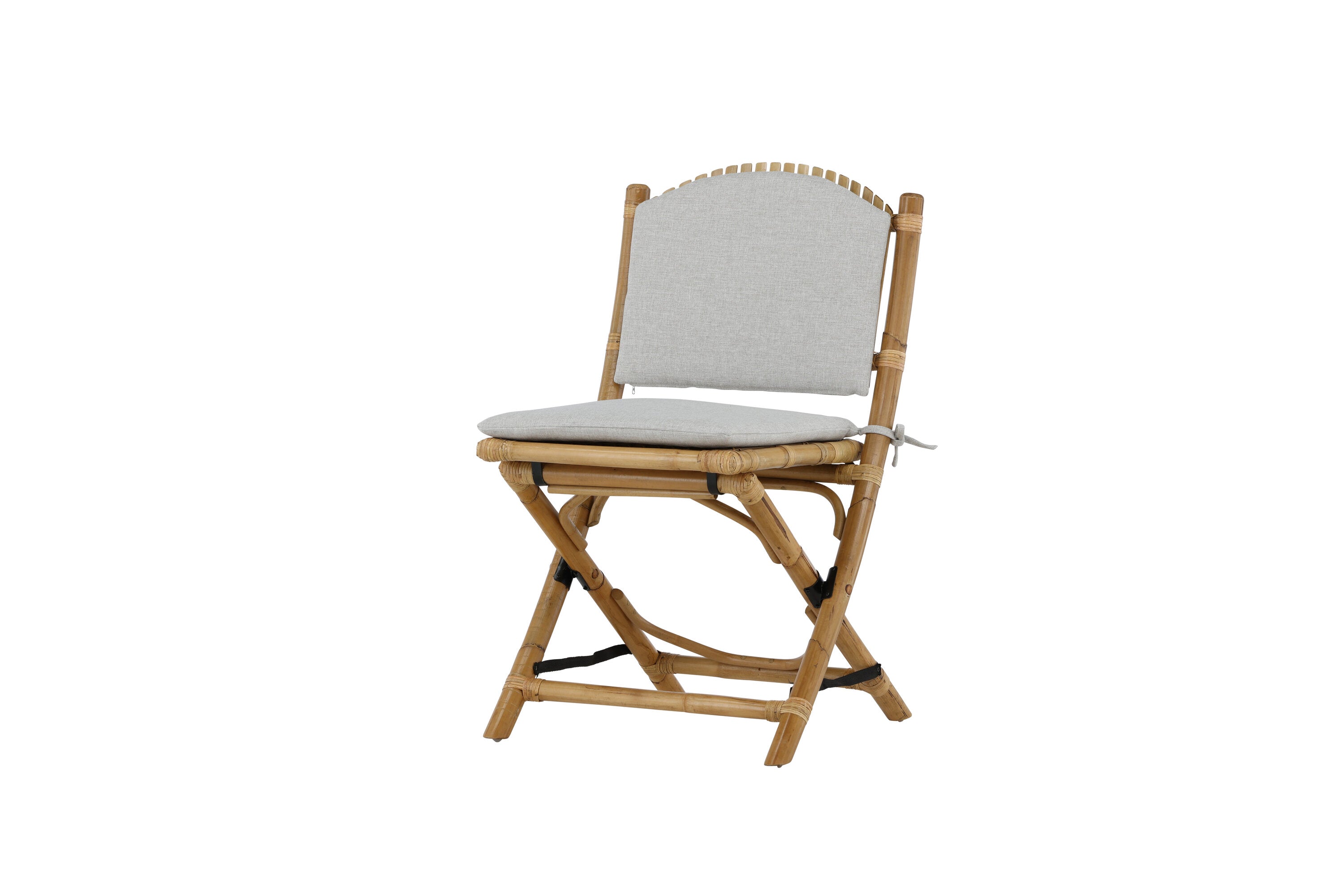 Chaise de jardin Koni - en rotin aspect naturel