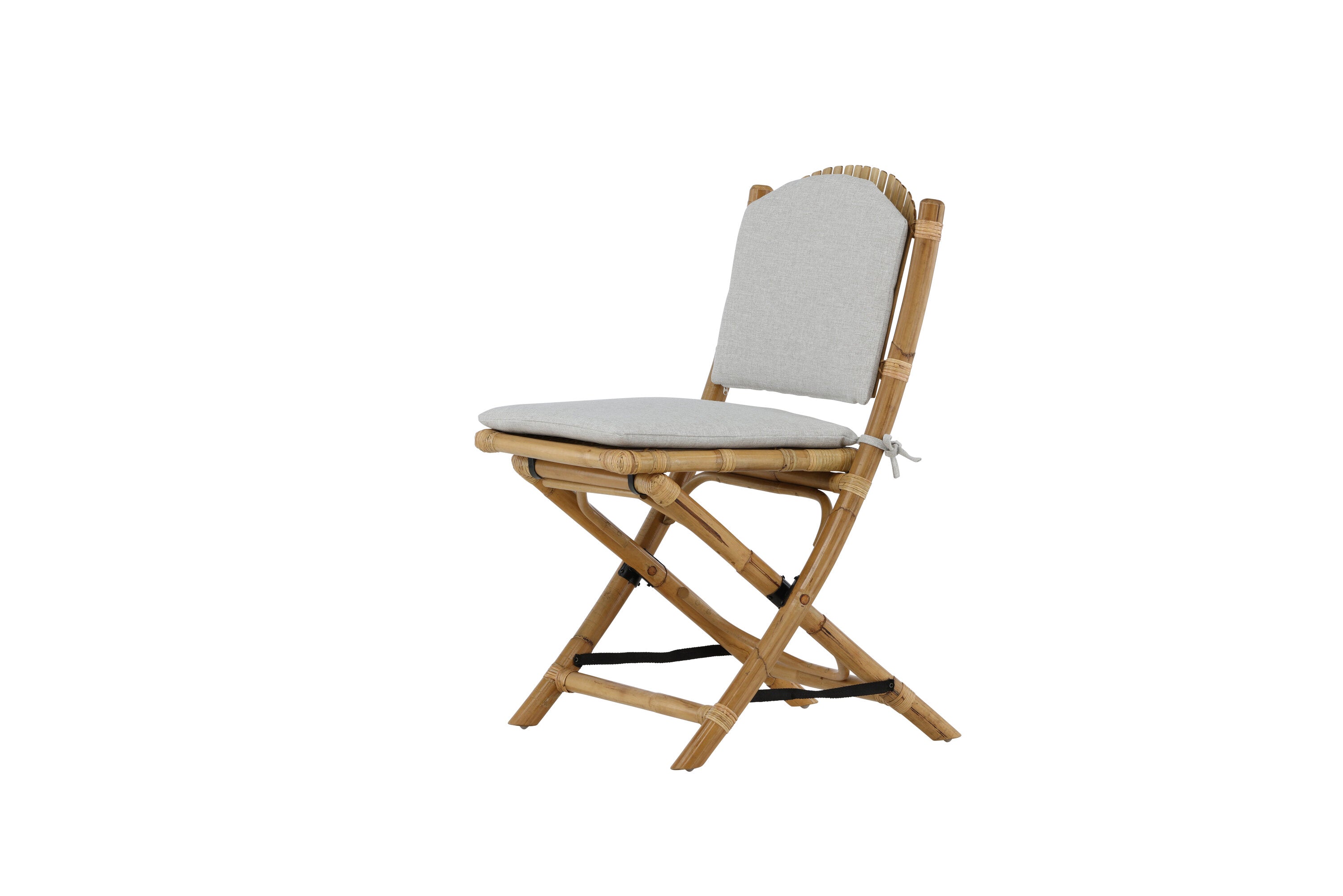 Chaise de jardin Koni - en rotin aspect naturel