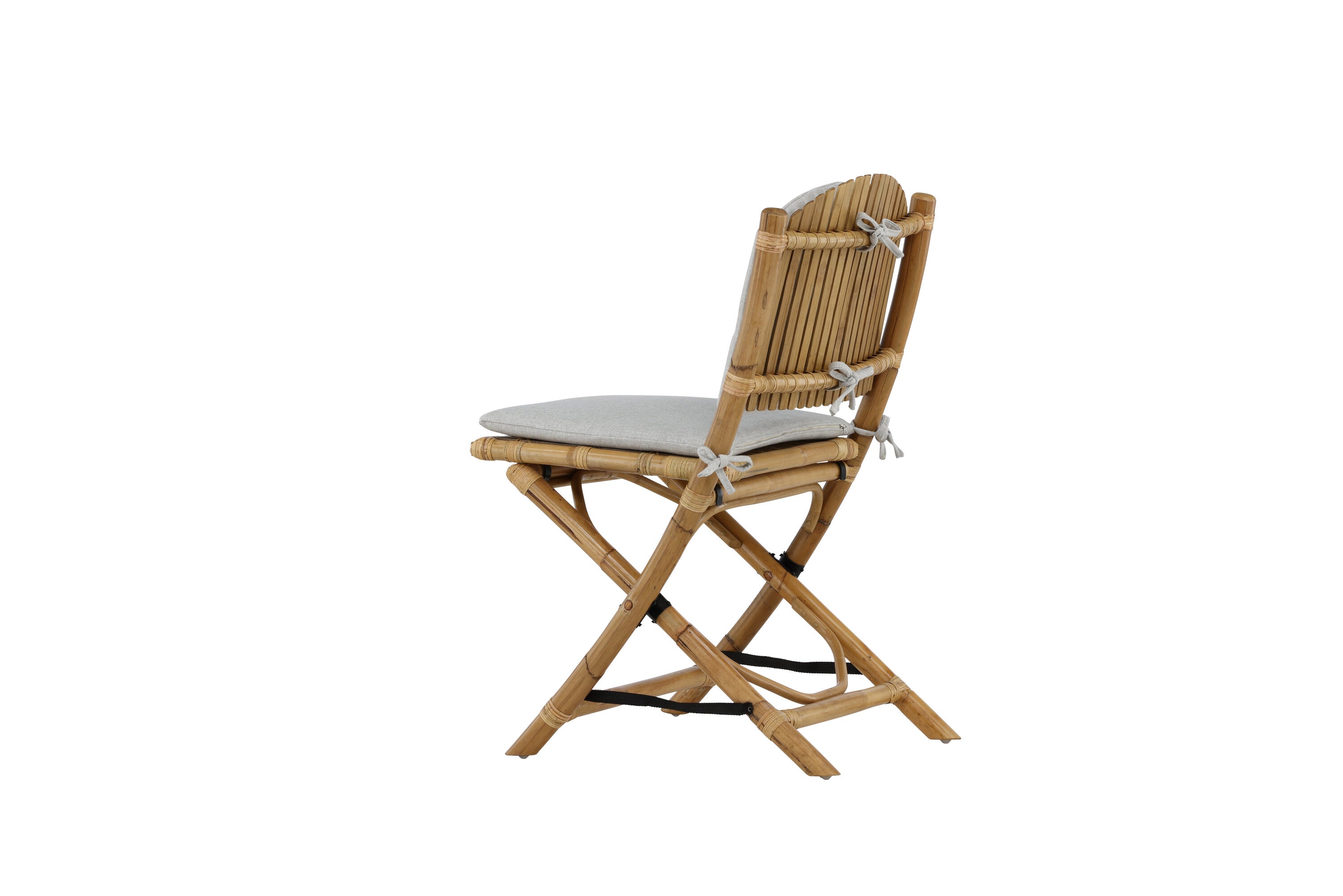 Chaise de jardin Koni - en rotin aspect naturel