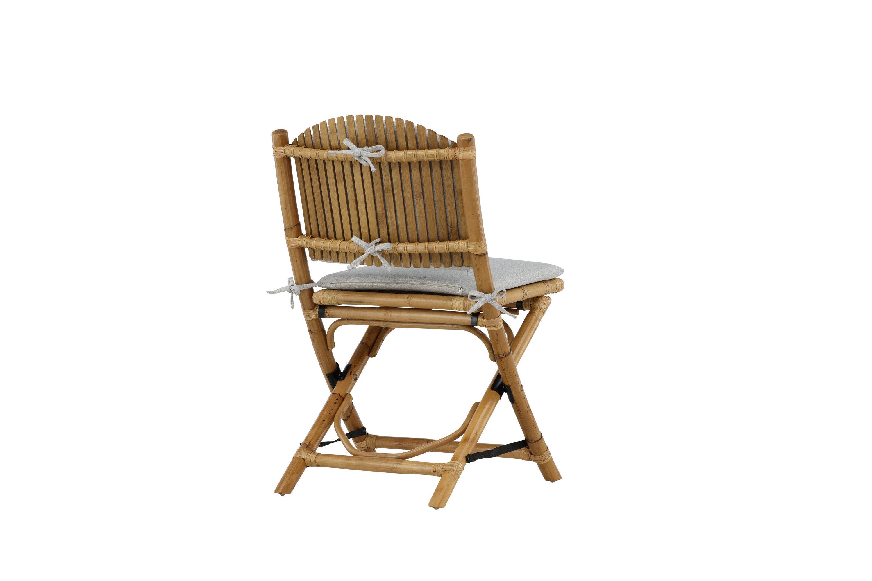 Chaise de jardin Koni - en rotin aspect naturel