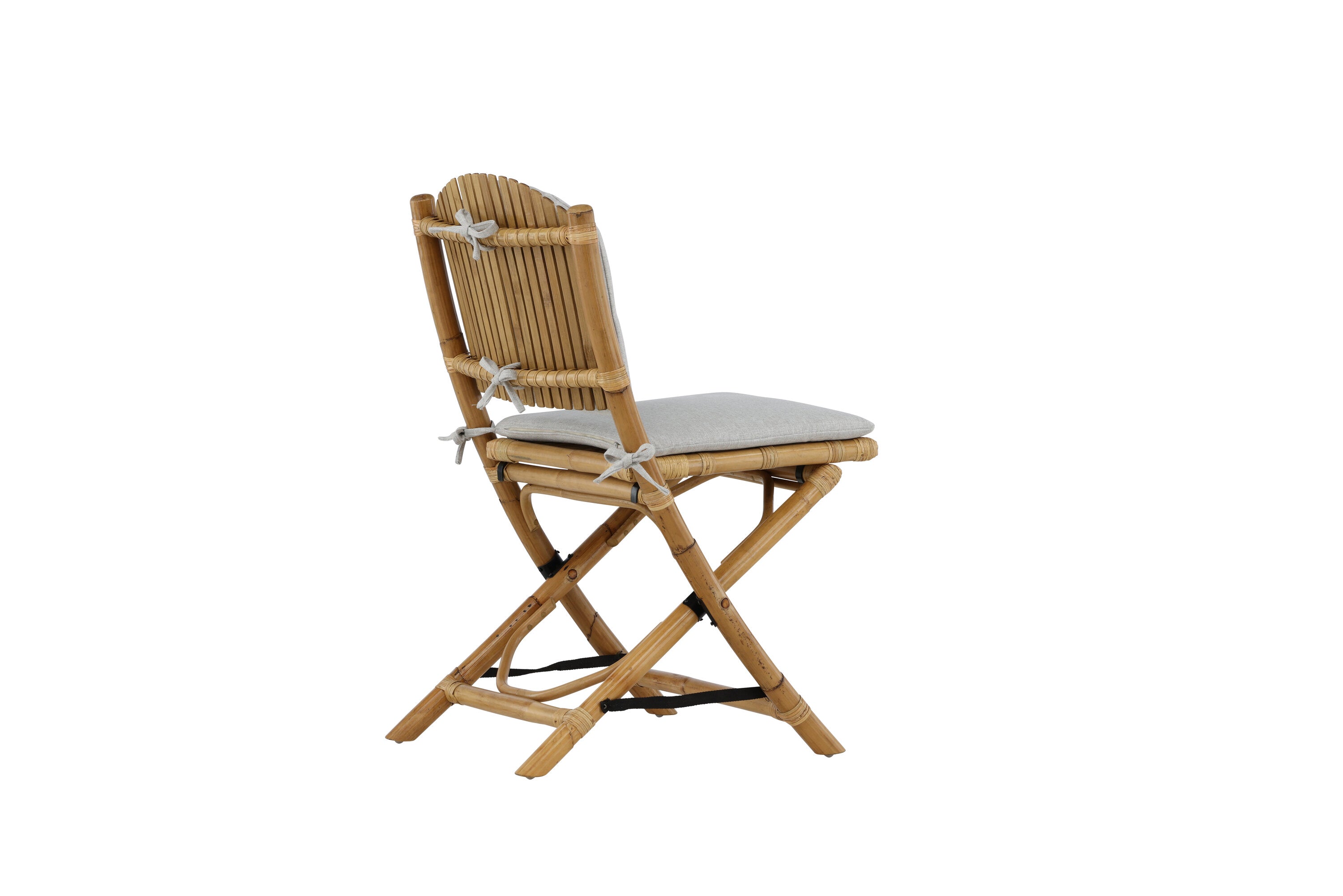 Chaise de jardin Koni - en rotin aspect naturel
