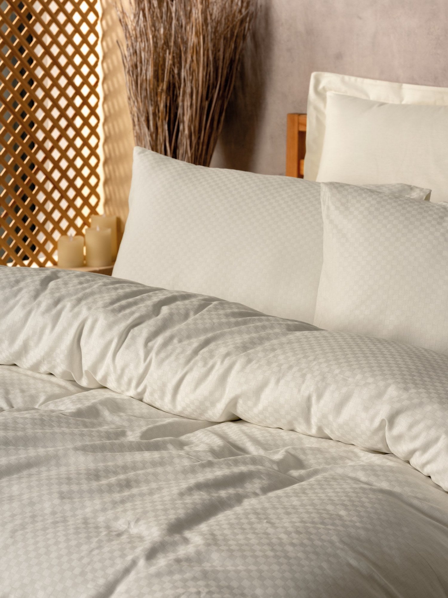 Ensemble de literie Beige – 100% coton Ranforce